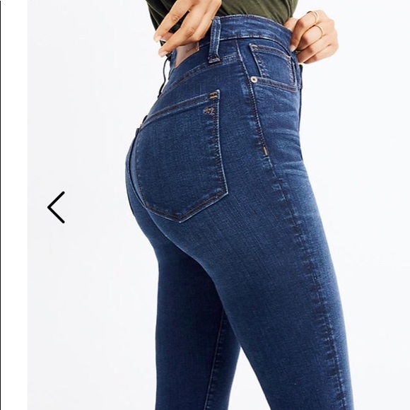 25 Tall Madewell Curvy High Rise Skinny JeanTarren - Picture 2 of 10